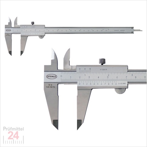 STEINLE 1102 Taschen Messschieber 150 mm
mit Feststellschraube, Ablesung: 0,05 mm
DIN862 - inkl. Gewindetabelle
Aktionspreis gültig bis 31.07.2026
Nur solange der Vorrat reicht