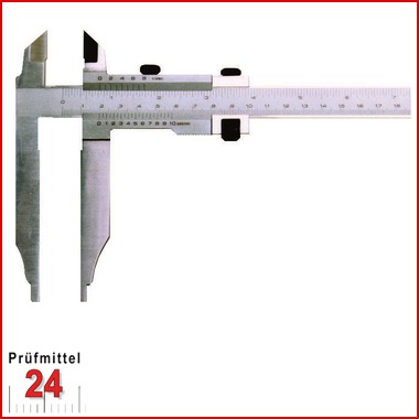 Werkstatt Messschieber 200 mm
mit Messerspitzen, 
Schnabel: 60 mm