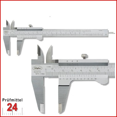 Mahr Taschen Messschieber 200 mm
MarCal 16FN, Ablesung: 0,05 mm
mit Feststellschraube 4100401