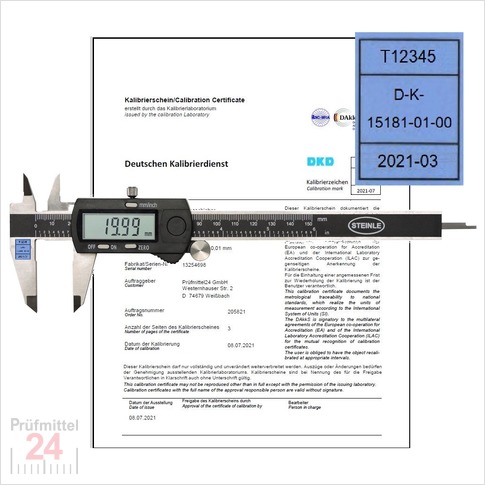 STEINLE 1321 Digital Messschieber 150 mm -DAL-
mit Feststellschraube, Tiefenmaß eckig
inkl. Kalibriermarke & DAkkS Kalibrierschein
entspricht der IATF 16949 Forderung
Aktionspreis gültig bis 31.07.2026
Nur solange der Vorrat reicht