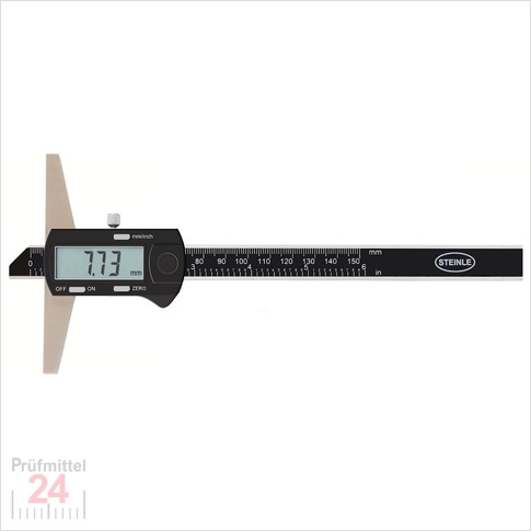 STEINLE 1640 Tiefenmessschieber Digital150 mm  
16400150 /  - Messbrücke: 100 mm 