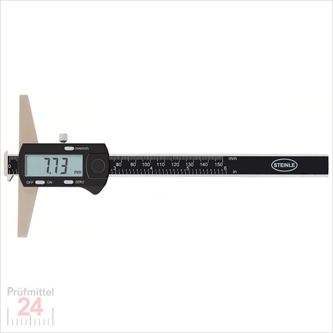 STEINLE 1642 Tiefenmessschieber Digital150 mm  mit Doppelhaken
16420150 /  - Messbrücke: 100 mm 