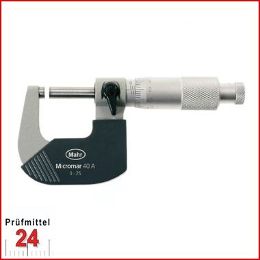 Mahr Bügelmessschraube 0 - 25 mm
Mikrometer (Micromar 40 A)
4134000