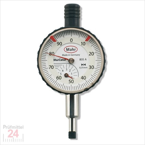 Messuhr Mahr Analog
MarCator 805 A
Messspanne: 0 - 5 mm
Ablesung: 0,01 mm