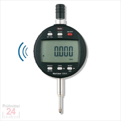 Digital Mahr Messuhr 1086Ri 12,5 mm
MarCator 4337624 (Ersatz für 4337124)
Ablesung: 0,001 mm
mit integriertem WIRELESS Sender