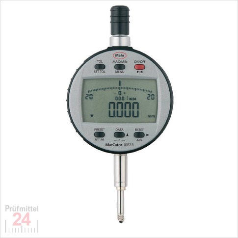 Digital Mahr Messuhr 1087R 25 mm
MarCator 4337665 (Ersatz für 4337165)
Ablesung: 0,001 mm
mit integriertem WIRELESS Sender