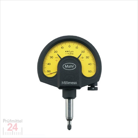 Mahr Feinzeiger ± 50 µm
Millimess 4334075
Skalenteilungswert: 1 µm
Modell: 1003, Messkraft: 0,3 N