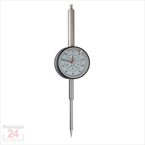 STEINLE 3906 Messuhr 0 - 50 mm - linkslaufend beziffert
Ablesung: 0,01 mm
Ziffernblatt: 58 mm Zeigerumdrehung: 1 mm