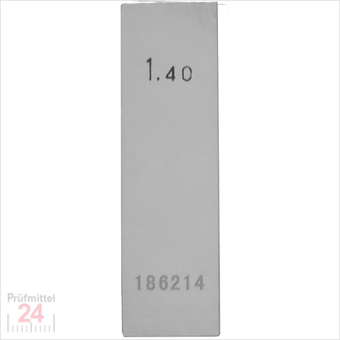 STEINLE 4202 Einzel Parallel Endmaß Stahl 1,4 mm
DIN EN ISO 3650 mit Toleranzklasse: 0