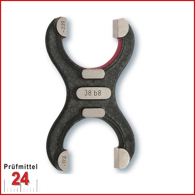 STEINLE 4645 Grenzrachenlehre doppelseitig: 14,000 - 17,999 mm
Rachenlehre DIN EN ISO 286 Stufung: 0,001 mm