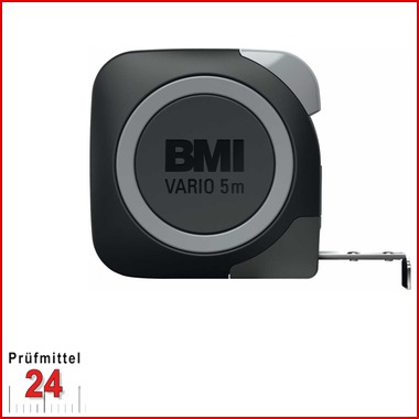 BMI Taschenbandmaß 411 VARIO Rostfrei, Länge 3 m
Bandbreite: 13 mm, Chrom-Nickelstahl Band, 
Gehäuse schwarz, Massband 411343
