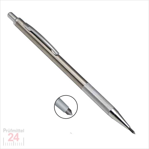 STEINLE R10 Reißnadel aus Hartmetall Druckbleistift 146 mm
in Kugelschreiberform inkl. Clip
mit Fallmechanik Spitze austauschbar
Aktionspreis gültig bis 31.07.2026
Nur solange der Vorrat reicht