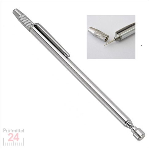 STEINLE Teleskop-Magnetheber 150-670mm
mit Reißnadel / Düsenreiniger, Stahl verchromt 
Aktionspreis gültig bis 31.07.2026
Nur solange der Vorrat reicht