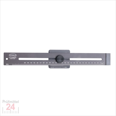STEINLE 5410 ALU Streichmaß 250 mm 
mit Anschlaghaken