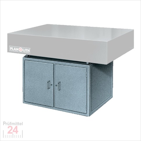 PLANOLITH Schrankunterbau für Granitmessplatte
Für Plattengröße: 1500 x 1000 x 190 mm
(2 Türen, 2 Schubladen, 1 Zwischenfach) mit 3-Punkt-Auflage