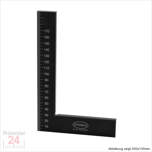 STEINLE 6323 Flachwinkel ohne Anschlag 250 x 165 mm
Winkel - ALU - DIN875/2