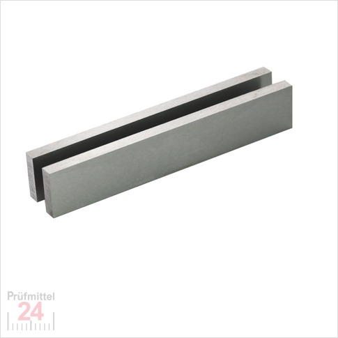 Parallelunterlagen Paar Länge: 100 mm
Querschnitt: 2 x 5 mm
Parallelität: 0,01 , Höhentoleranz: ± 0,005