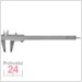 STEINLE 1102 Taschen Messschieber 200 mm
mit Feststellschraube, Ablesung: 0,05 mm
DIN862 - inkl. Gewindetabelle