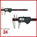 Digital Messschieber Mahr MarCal 16 ER 150 mm
Ablesung: 0,01 mm 4103016
Datenausgang: Ja
Tiefenmaß: flach