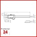 Sylvac IP67 Digital Messschieber  150 mm
S_Cal EVO BASIC - 8101502
Datenausgang: nein
Tiefenmaß: eckig, 4 x 1.4 mm