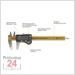 Sylvac IP67 Digital Messschieber  150 mm
S_Cal EVO µm PROXIMITY MICRON - 8109707
Daten Ausgang Proximity 
Tiefenmaß: rund, Ø 1.5 mm