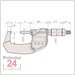 Mitutoyo Digimatic Bügelmessschraube  75 - 100 mm IP65
293-148-30 Serie 293 Ablesung: 0,001 mm
QuantuMike mit 2 mm Spindelsteigung,