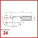Mahr Bügelmessschraube IP65 Digital 0 - 25 mm
Schnellverstellung (5 mm pro Umdrehung)
Integrated Wireless 4157120 Micromar 40 EWRi-L