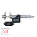 STEINLE 2303 Digitale 2-Linien Innenmessschraube  5 - 30 mm
mit gewölbten Messflächen IP65