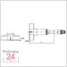STEINLE 2310 Innenmessschraube 3-Punkt 175 - 200 mm
Ablesung: 0,005 mm
ohne Einstellring