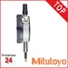 Mitutoyo Messuhr 0 - 10 mm 2046AB alt: 2046SB
Serie 2 , Ablesung: 0,01 mm  
Ziffernblatt 58 mm, Genauigkeit:+/-0.013 mm
Ziffernblattfarbe: Weiss - Abschlussdeckel Flach