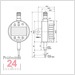Digital Mahr Messuhr 1086Ri 12,5 mm
MarCator 4337624 (Ersatz für 4337124)
Ablesung: 0,001 mm
mit integriertem WIRELESS Sender