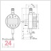 Digital Mahr Messuhr 1086Ri 25 mm
MarCator 4337625 (Ersatz für 4337125)
Ablesung: 0,001 mm
mit integriertem WIRELESS Sender