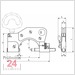 Mahr Feinzeiger Rachenlehre 840 FC 
MaraMeter FC 4450101 
Messbereich 25 - 60 mm 
Wiederholbarkeit 1 µm