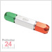 STEINLE 4311 Alu Prüfstifthalter 10,00 - 10,99 mm
mit Doppel-Spannung - Rot/Grün