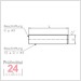 STEINLE Prüfstift Messstift Keramik Gruppe: P6 / 1,00 - 2,99 mm
Genauigkeitsgrad: 1, DIN 2269, Länge: 40 mm
Toleranz: ± 1 µm